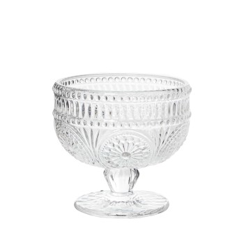 Coupes À Glace En Verre Transparent _ø10,5x10cm, Apto Lavavajillas