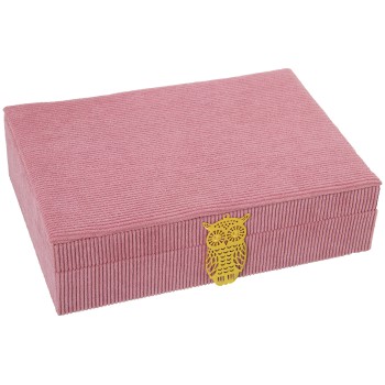 Caja Joyero Pana Rosa 28x20x7cm