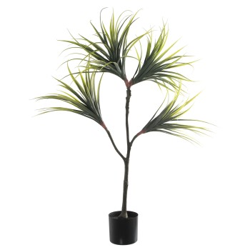 Planta Artificial Drácena 120cm Alt., Maceta: Ø17x15cm