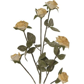 Tallo Flores Artificiales 113cm Amarillo Espuma Eva Flor: Ø7x5cm