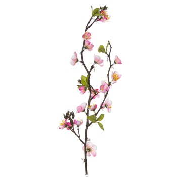 Rami Con Fiori Rose - 79cm - Gomma Eva E Carta _79cm