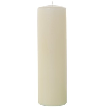 Candele In Cera - 30cm - Avorio Ø9x30cm, Duración 142h. Aprox