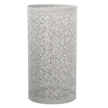 Portaombrelli In Metallo - Bianco- Ø24x45cm