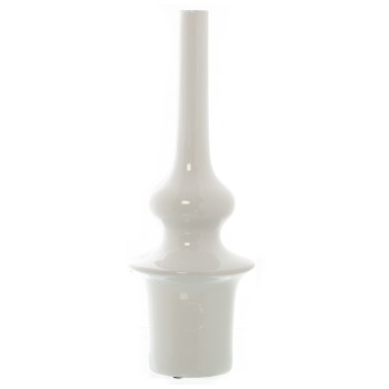Vase En Céramique - Blanc - 54cm- Ø19x54cm
