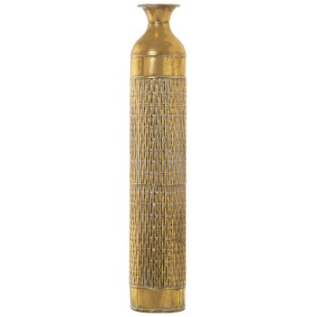 Vaso In Metallo - Dorato- Ø17x89cm