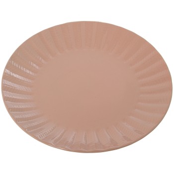Pink Ceramic Flat Plates Ø27x2,8cm