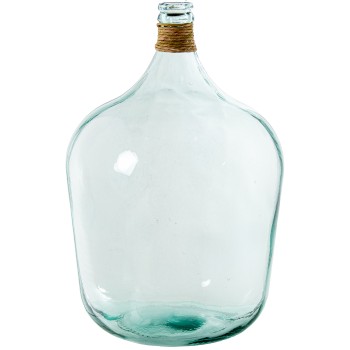 Vaso De Vidro Transparente Com Corda Ø37x55cm, 34l