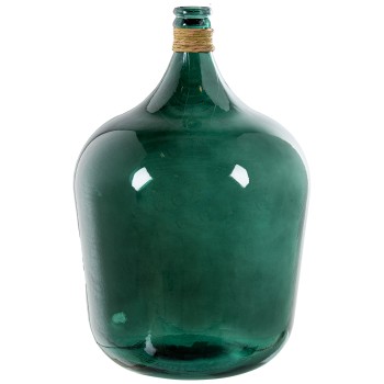Vase En Verre Bleu Avec Corde Ø37x55cm, 34l