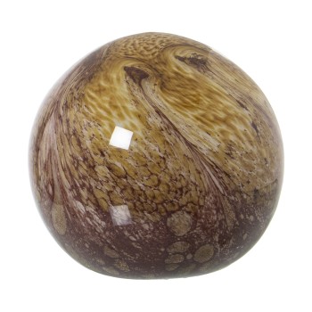 Sfera In Vetro - Sabbia- Ø10cm