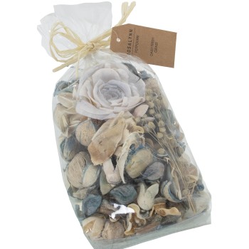 Blue Leaves And Dried Scented Flowers Bag- _200 Gramos