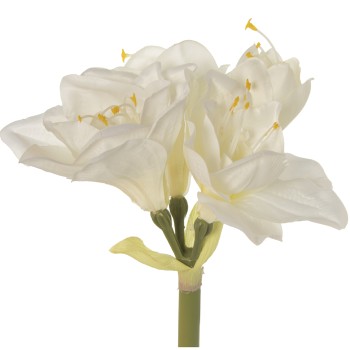 Amaryllis En Polyester - Blanc _71cm