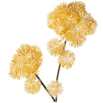 Rami Con Fiori Gialli - 100cm - Gomma Eva E Carta _100cm
