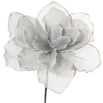 Fiori Artificiali - Argentato - 100cm - Poliestere+eva+arta _ø40x100cm