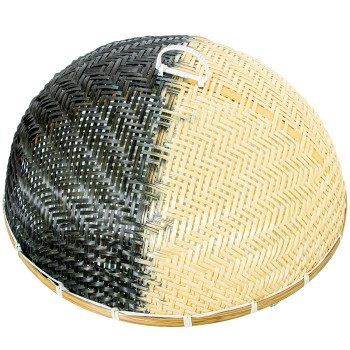 Tampa Para Alimentos Em Rotim_ø37x18(22)cm