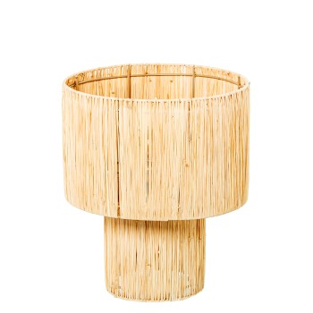 Candeeiro De Mesa Em Vime, 1xe27 Max40w Ø30x36cm Base:ø16x16cm Cabo:250cm