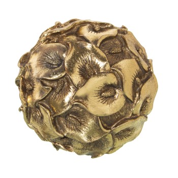 Golden Resin Decoration Ball- Ø10cm