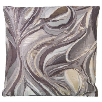 Coussin Déhoussable En Polyester - Marron - 43x43cm- 43x43cm