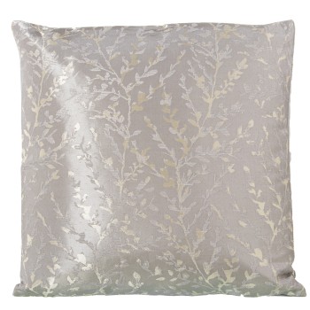 Cojín 43x43cm Poliéster Grisc/cremallera 43x43cm
