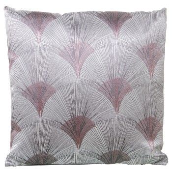 Coussin Déhoussable En Polyester - Rose - 43x43cm- 43x43cm