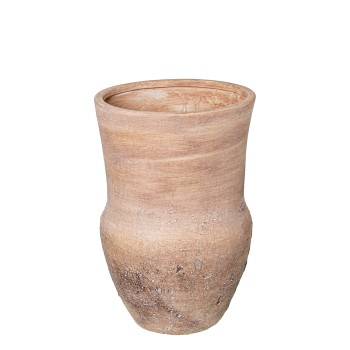 Rustic Brown Ceramic Vase Ø21x31cm