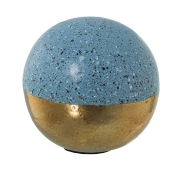 Bola Cerámica Dorado/azul Ø11cm