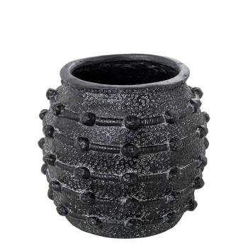 Black Ceramic Vase_ø29x29