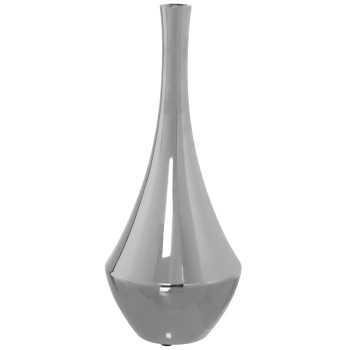 Silver Ceramic Vase- Ø17x39cm