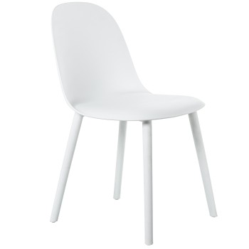 Sedia In Pp Bianca 45x49x81cm Alt. Sedile:46cm