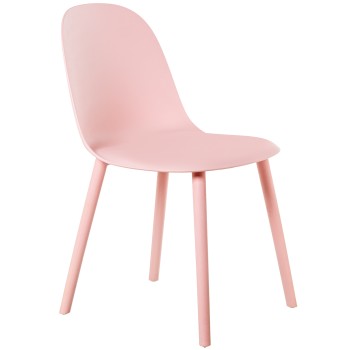 Cadeira Pp Cor-de-rosa 45x49x81cm Alt. Assento:46cm