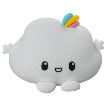 Happy Cloud Night Light 13x10x8cm, Usb Power Supply, Silicone+abs