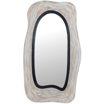 Miroir Mural En Bois 56x3,5x99cm