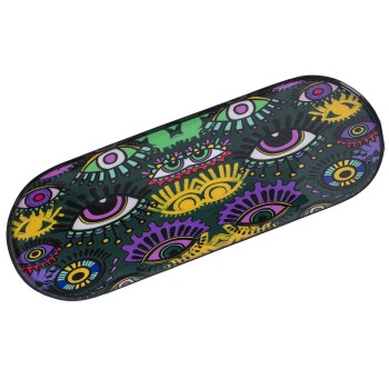 Tabuleiro Metal Esmaltado Olhos_41x15x1cm