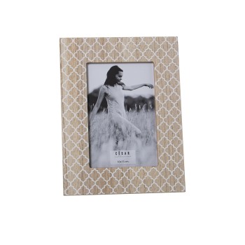 Cadre-photo En Bois - 10x15cm Ext:17x22x1,2cm, Dm