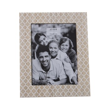 Cadre-photo En Bois - 15x20cm Ext:22x27x1,2cm, Dm