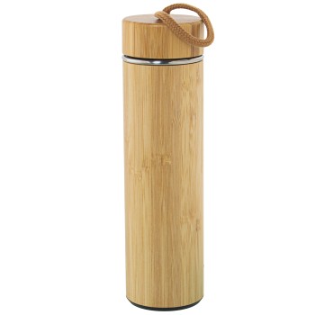 Flacon Á Vide En Bambou/acier Inoxydable_550ml