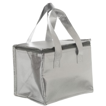 Bolso Nevera Termico Plata 25x19x17cm