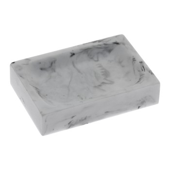 Acrylic Bathroom Soap With Marble Finish _11x7,5x2,5cm