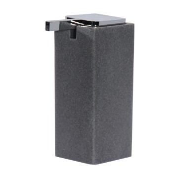 Acrylic Bath Dispenser Grey _7x7x16,5cm